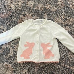 Janie and Jack Bunny Cardigan